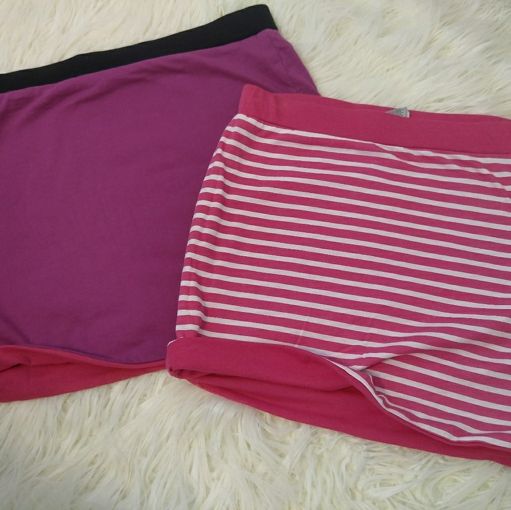 Cotton skirts reversable